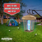 Flowtron Bug Zapper 1 Acre Outdoor Coverage w/ 40W Bulb & 5600V Grid (Tan)