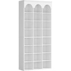 Lantine Shoe Storage Cabinet, 70.87 Tall Shoe Cabinet with Cubby, Shoe Rack Closet Organizer for Entryway, Living Room, 9.65 Widened Cell, White