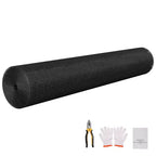 VEVOR Hardware Cloth 60 in x 50 ft, 1/2 in 19 Gauge Galvanized Wire Mesh Roll, Weather-Resistant Vinyl Coated Chicken Wire Fencing,Black