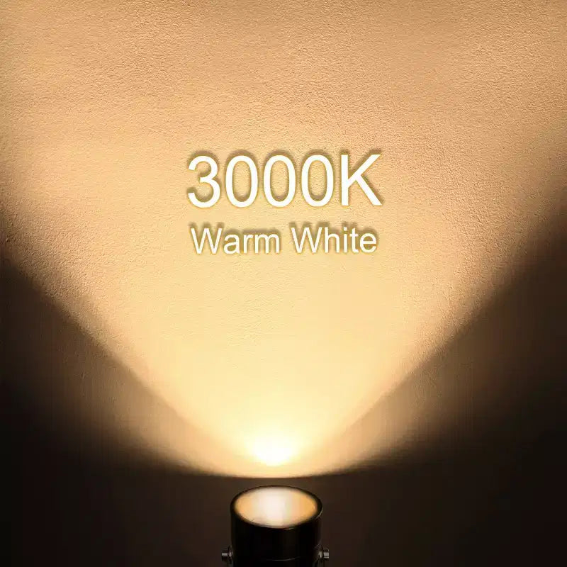 YANSUN 6-Pack Low Voltage Spot Light Set with Dusk to Dawn Sensor, 3000K Warm White, 21ft Total Length, IP65
