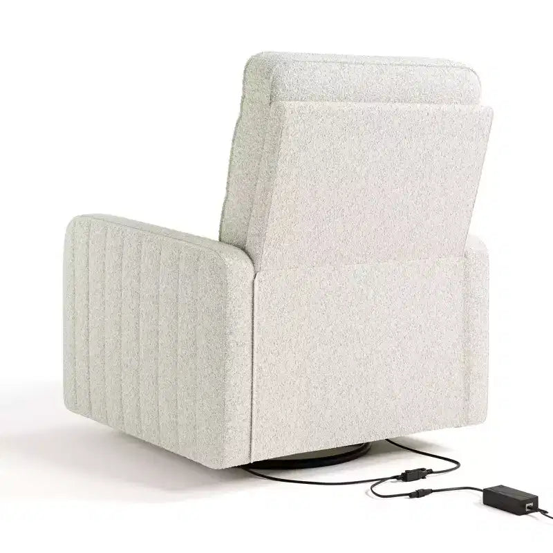 Storkcraft Kyoto Deluxe Extra-Wide Nursery Power Recliner Swivel Glider