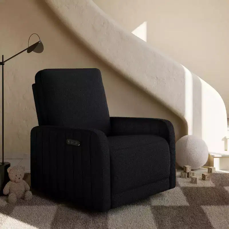 Storkcraft Kyoto Deluxe Extra-Wide Nursery Power Recliner Swivel Glider