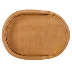 Shayleen Rattan Pole 2 Shelf Accent Table - CWK3023 - Natural - Safavieh Couture
