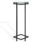 Giabelle Cast Glass Drink Table - SFV7905 - Black/Clear - Safavieh Couture