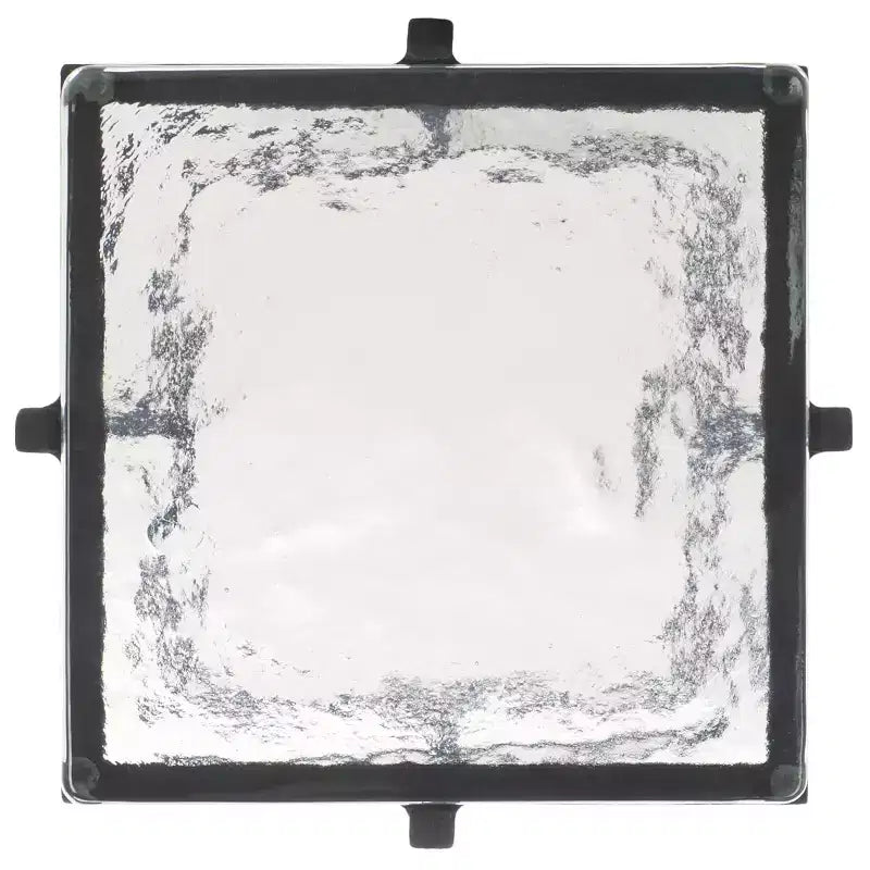 Giabelle Cast Glass Drink Table - SFV7905 - Black/Clear - Safavieh Couture