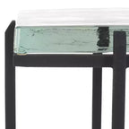 Giabelle Cast Glass Drink Table - SFV7905 - Black/Clear - Safavieh Couture