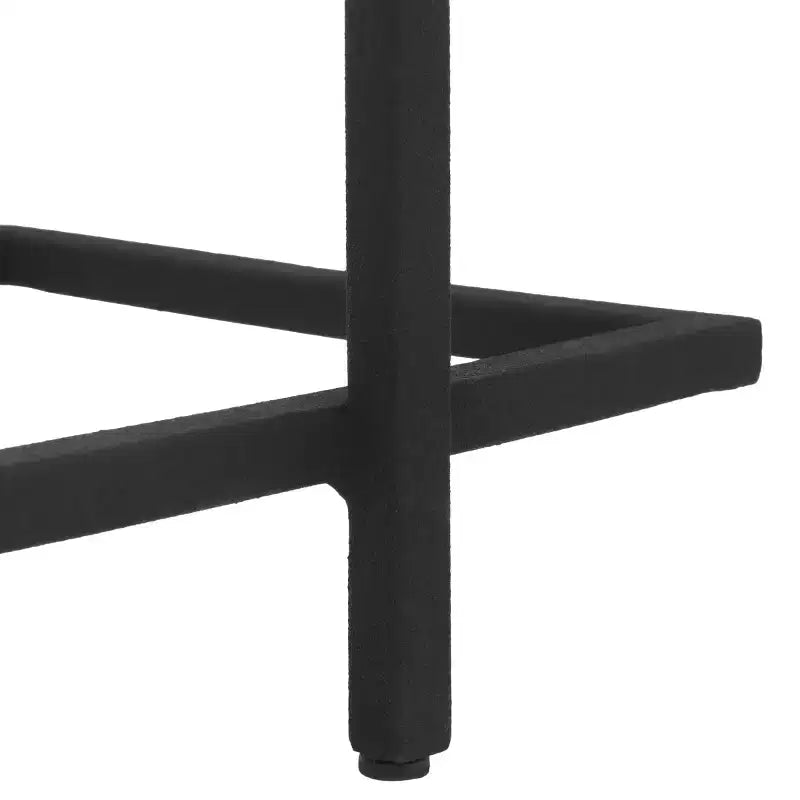 Giabelle Cast Glass Drink Table - SFV7905 - Black/Clear - Safavieh Couture