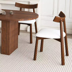 GDFStudio Hayden Farmhouse 62.9-Inch Oval 4-Seater Wood Dining Table Set