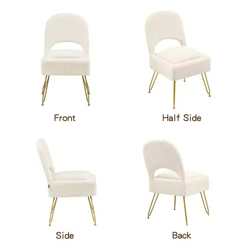 Furniliving Vanity Chair With Storage,Storage Make Up Chair With Folding Backrest