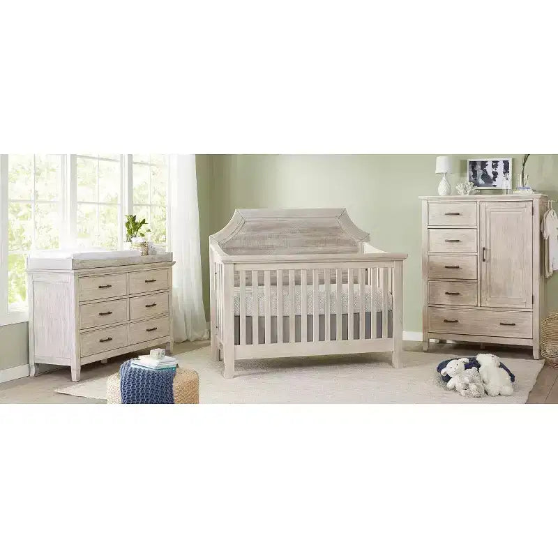 Westwood Baby | Remi Convertible Clip Crib - Sugarcoat