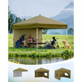 10x10ft Canopy Sidewalls  Waterproof, 99% UV Protection, Durable Outdoor SunWall Panels  Easy Install for Pop-Up Tent