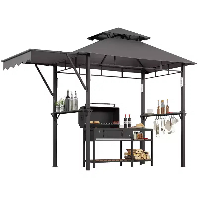 Durable Outdoor Grill Gazebo Canopy for Backyard Barbecue  Sturdy Shelter, Weather-Resistant, Ideal for Patio and Garden