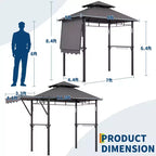 Durable Outdoor Grill Gazebo Canopy for Backyard Barbecue  Sturdy Shelter, Weather-Resistant, Ideal for Patio and Garden