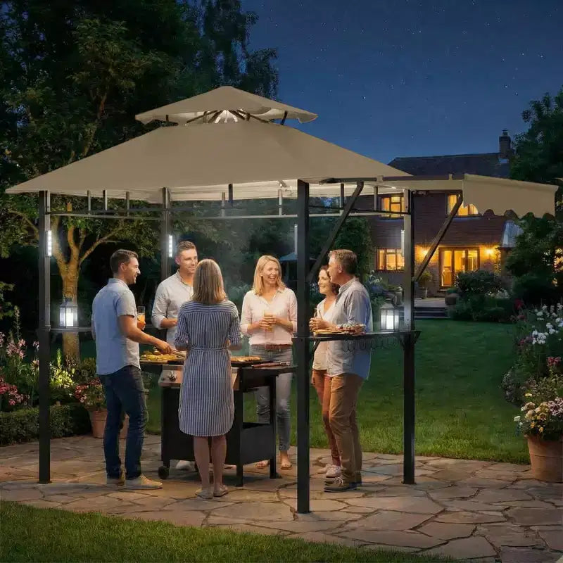 Durable Outdoor Grill Gazebo Canopy for Backyard Barbecue  Sturdy Shelter, Weather-Resistant, Ideal for Patio and Garden