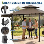 Durable Outdoor Grill Gazebo Canopy for Backyard Barbecue  Sturdy Shelter, Weather-Resistant, Ideal for Patio and Garden