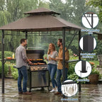 Durable Outdoor Grill Gazebo Canopy for Backyard Barbecue  Sturdy Shelter, Weather-Resistant, Ideal for Patio and Garden