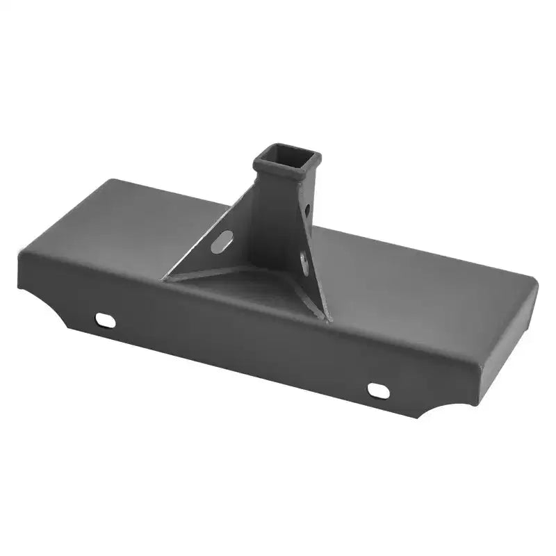 VEVOR 1/4 in Skid Steer Mount Plate with 2 Receiver Hitch, Universal Quick Attach Mount Plate, 1500lbs Capacity, Heavy Duty Steel Loader Plates,Gray