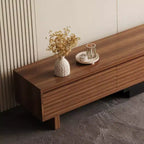 Luck Live Mid-Century Modern 78.74102.3 Extendable TV Stand with 3 Drawers, Textured Front Design & Modern Media Console for Living Room