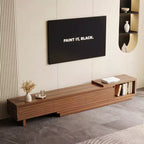 Luck Live Mid-Century Modern 78.74102.3 Extendable TV Stand with 3 Drawers, Textured Front Design & Modern Media Console for Living Room