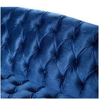 Christopher Knight Home Thomas 72.76'' Mid-Century Modern Velvet Upholstered 3-Seater Sofa with Curved Wooden Legs