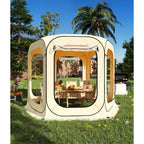 All Weather Pop Up Bubble Tent Clear Rain Tent, Instant Camping Sun Shelter with Carry Bag for Patio Backyard Deck