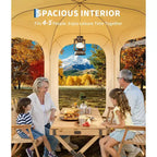 All Weather Pop Up Bubble Tent Clear Rain Tent, Instant Camping Sun Shelter with Carry Bag for Patio Backyard Deck