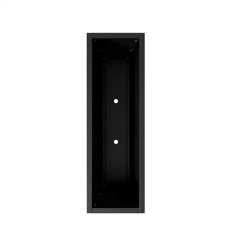 PexFix Tapered Metal Planter Box Black Outdoor Planters with Drainage Holes Large Flower Pots for Indoor Outdoor Patio Garden Commercial Cafe Decor