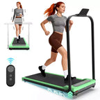 Whisen 2 in 1 Upgrade Foldable Treadmills, Home Exercise Equipment Treadmills, Under Desk Walking Pad with Handle Bar & Incline