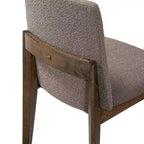 Christopher Knight Home Mireya 7 Piece Rustic Rubberwood Fabric Upholstered Dining Set
