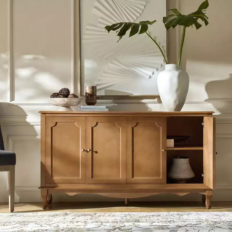Janey 58 Wide 4 door Sideboard|HULALA HOME-ACORN