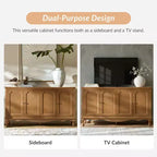 Janey 58 Wide 4 door Sideboard|HULALA HOME-ACORN