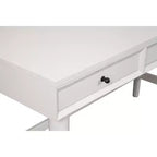 Flynn Large Desk, White