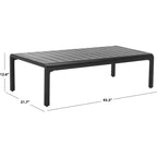 Guam Outdoor Coffee Table - Indoor/Outdoor - CPT2105 - Black - Safavieh Couture