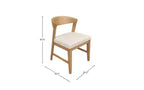 Cove Wood Back Chairs (Set of 2), Natural