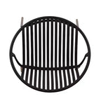 Patio Dining Chairs Stackable Chairs with Breathable Design Modern Simple Art Style (Set of 2),Metal Legs+Plastic backrest,Black
