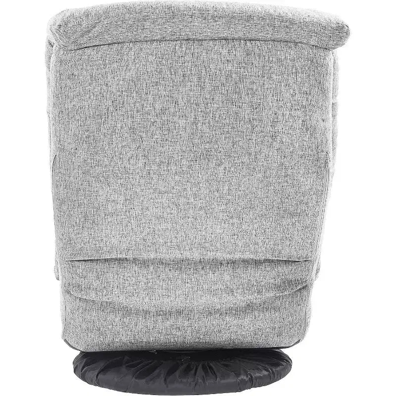 Summit Adventure Swivel Foam Lounge Chair with Headrest Floor Compatible Adjustable Gaming Chair Grey 26x23x14 Inch