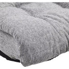 Summit Adventure Swivel Foam Lounge Chair with Headrest Floor Compatible Adjustable Gaming Chair Grey 26x23x14 Inch
