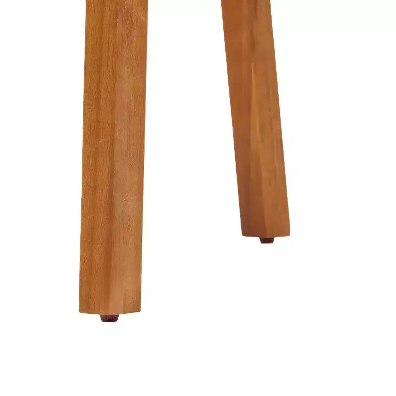Christopher Knight Home Elara Farmhouse Patio Acacia Wood Woven Rope Bar Stools (Set of 2)