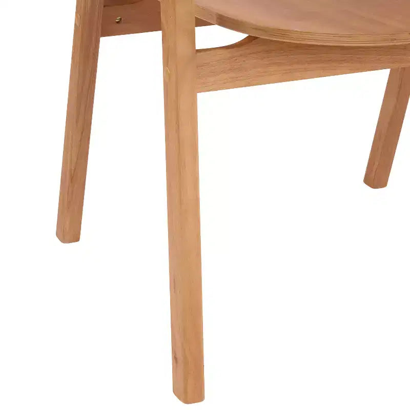 Christopher Knight Home Stellan Farmhouse Rubberwood Rattan Dining Chairs with Curved Back