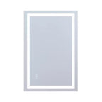 SUMERAIN 24x36 Wall Vanity Mirror Tempered Glass, Anti-Fog ETL Bathroom Mirror Smart Memory Setting