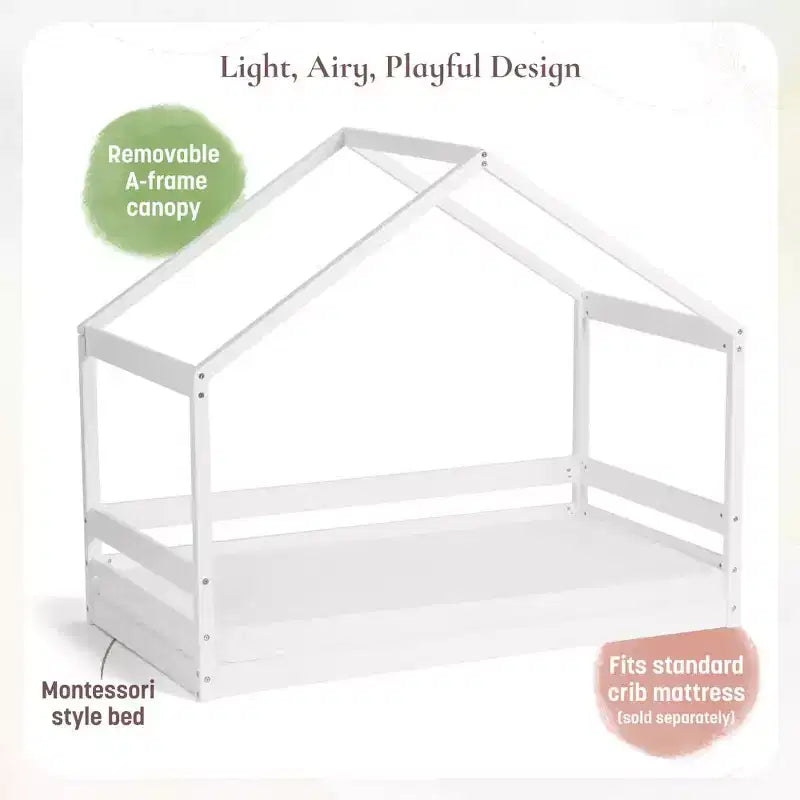 Little Seeds Trellis House Toddler Bed