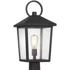 John Timberland Westmont 20 3/4 High Sand Black Outdoor Pier Light