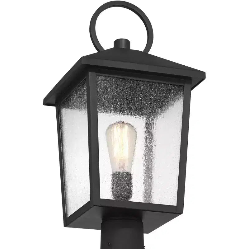 John Timberland Westmont 20 3/4 High Sand Black Outdoor Pier Light