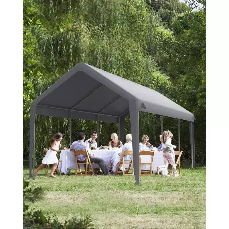 Replacement Canopy Cover for Carport Heavy Duty Waterproof UV Resistant PE Fits 13x20 13x25 20x13x11 ft White Yellow Top Only No Frame