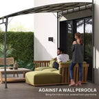 Outdoor Pergola Gazebo, Garden Sun Shade Shelter with Metal Frame for Porch, Patio, Deck