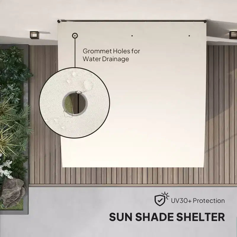 Outdoor Pergola Gazebo, Garden Sun Shade Shelter with Metal Frame for Porch, Patio, Deck