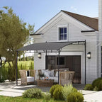 Outdoor Pergola Gazebo, Garden Sun Shade Shelter with Metal Frame for Porch, Patio, Deck