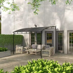 Outdoor Pergola Gazebo, Garden Sun Shade Shelter with Metal Frame for Porch, Patio, Deck