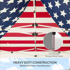 10' x 10' Heavy Duty Pop Up Canopy Tent with Sidewall, UPF50+ Instant Sun Shelter with Storage Pockets