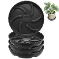 Unique Bargains Indoor Outdoor Water Drainage Protection Plant Saucers 4 Pcs
